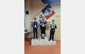 Les jeunes archers en Gala d'ouverture lors du 18 m salle Saint Quentin