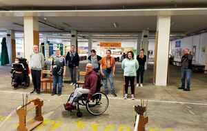 Les archers prêts pour le concours.