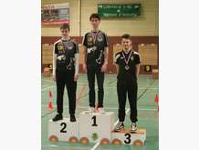 Le magnifique podium des archers Saint Quentinois