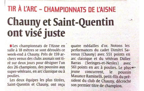 Départementaux salle 2017